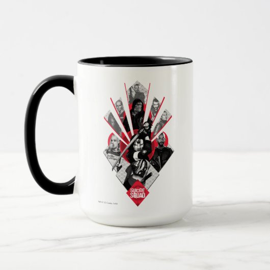 Mug Équipe de suicide | Groupe de travail X Graphisme  (Gauche)