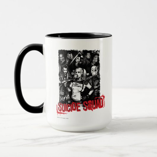 Mug Équipe de suicide | Grunge Group Photo (Gauche)