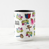 Mug Équipe de suicide | Harley Quinn Emoji Motif (Centre)