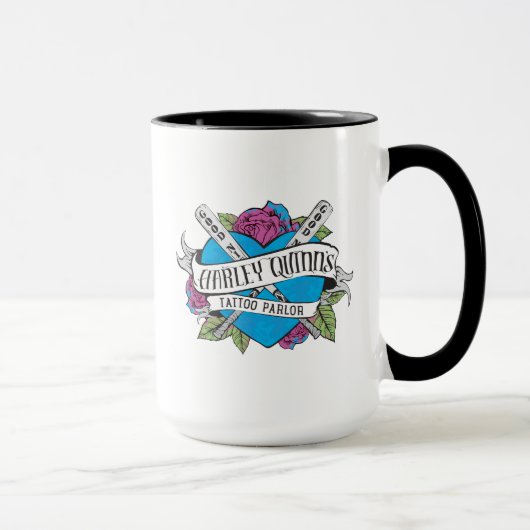Mug Équipe de suicide | Harley Quinn's Tattoo Parlor H (Droite)