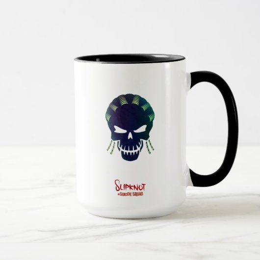 Mug Équipe de suicide | Icône de tête de point (Droite)