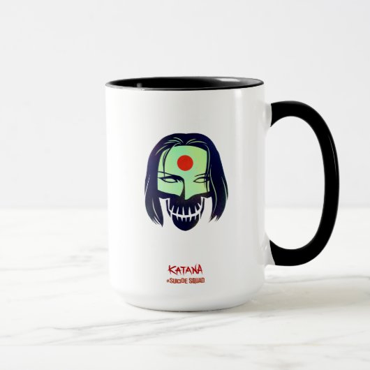 Mug Équipe de suicide | Icône de tête Katana (Droite)