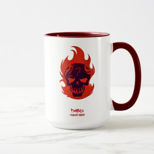 Mug Équipe de suicide | Icône Diablo Head (Droite)