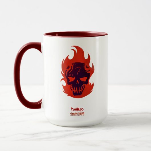 Mug Équipe de suicide | Icône Diablo Head (Gauche)