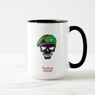 Mug Équipe de suicide   Icône Tête de drapeau de raque