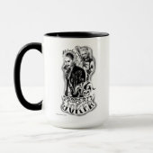 Mug Équipe de suicide | Joker & Harley Airbrush Tattoo (Gauche)