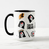 Mug Équipe de suicide | Katana Emoji Motif (Gauche)