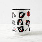 Mug Équipe de suicide | Katana Emoji Motif (Centre)