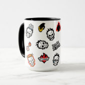 Mug Équipe de suicide | Motif Diablo Emoji (Devant gauche)
