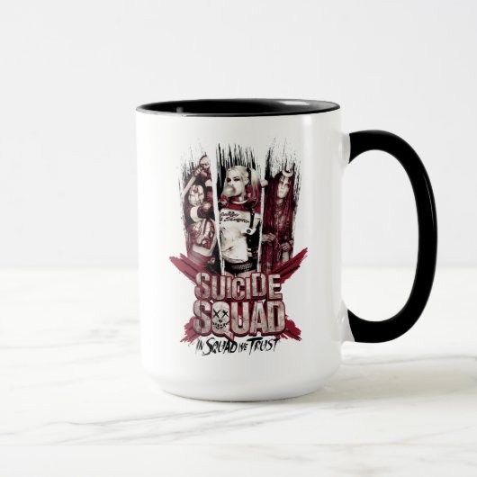 Mug Équipe de suicide | Squad Girls "In Squad We Trust (Droite)