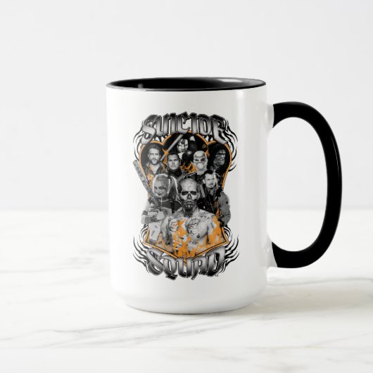 Mug Équipe de suicide | Task Force X Tattoo Tribal (Droite)
