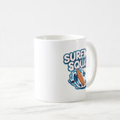 Mug Équipe de surf (Devant droit)