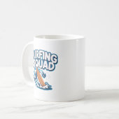 Mug Équipe de surf (Devant gauche)