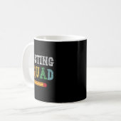 Mug Équipe de test Costume Jour de test Professeur Étu (Devant gauche)