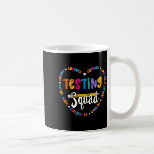 Mug Équipe de test Jour de motivation Test Paroles Cœu