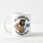 Mug Équipe de Varsity de baseball de Lion athlétique (Gauche)