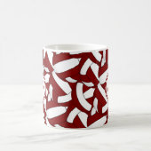 Mug équipe de volley-ball couleur marron et blanc (Centre)