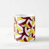 Mug équipe de volley-ball en or de maroon couleurs ent (Centre)