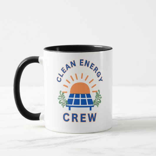 Mug Équipe d'énergie propre (Gauche)
