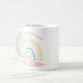 Mug Équipe D'Enfants Enseignant De Retour À L'École (Devant gauche)