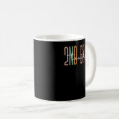 Mug Équipe d'enseignants de 2e année 2e année 2e année (Devant droit)