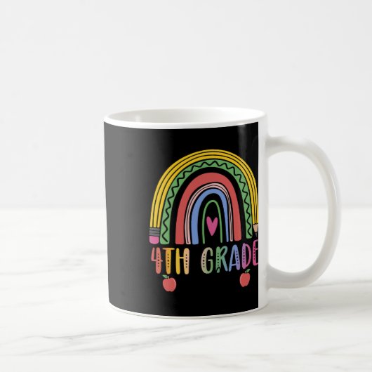 Mug Équipe d'enseignants de 4e année de l'arc-en-ciel (Droite)