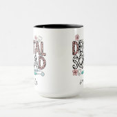 Mug Équipe Dentaire Nom Personnalisé (Centre)