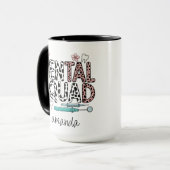 Mug Équipe Dentaire Nom Personnalisé (Devant gauche)