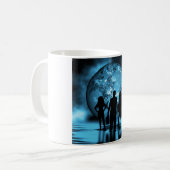 Mug Équipe d'entreprise Silhouette Entreprise futurist (Devant gauche)