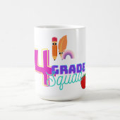 Mug Équipe d'équipes de cool de 4e année (Centre)