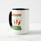 Mug Équipe des carottes drôles (Devant gauche)