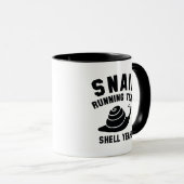 Mug Équipe d'exécution des escargots (Devant droit)