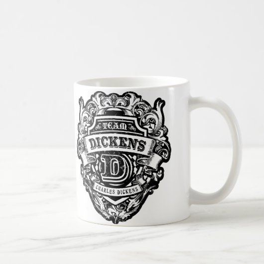 Mug "Équipe Dickens" Charles Dickens (Droite)