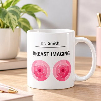 Mug Équipe D'IMAGERIE MAMMAIRE Texte personnalisable e