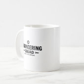 Mug Équipe d'ingénierie Construire Réparer Répéter (Devant gauche)