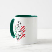 Mug Équipe d'Italie de football graphique SYLVESTER™ (Devant gauche)