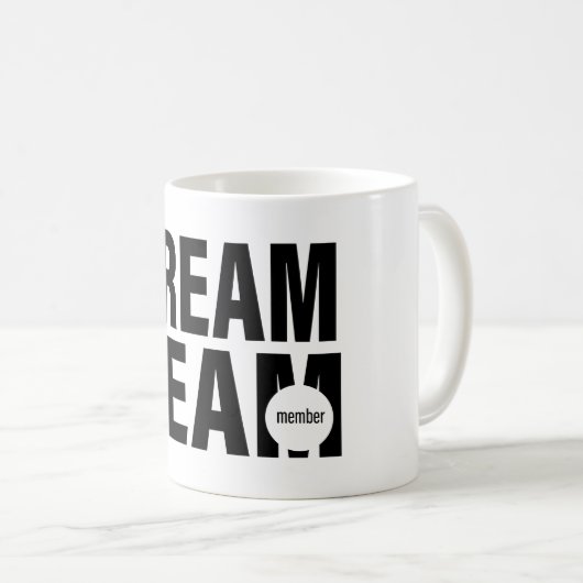 Mug Équipe Dream. Membrane (Devant droit)