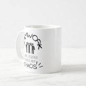 Mug Équipe drôle Chaos (Devant gauche)
