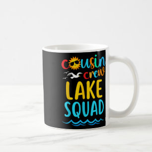 Mug Équipe du lac Cousin 2024 Famille de vacances d'ét