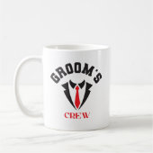 Mug Équipe du marié Garçons d'honneur Enterrement de v (Gauche)