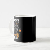 Mug Équipe éffrayante de dialyse Infirmière Skeleton D (Devant gauche)