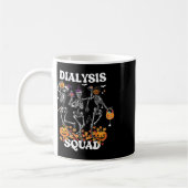 Mug Équipe éffrayante de dialyse Infirmière Skeleton D (Gauche)
