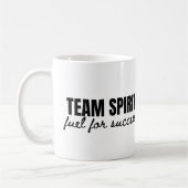 Mug Équipe Esprit Citation Motivationnelle Personnel d (Gauche)
