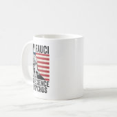 Mug Équipe Fauci Anti Trump Dr Anthony Fauci Premier 2 (Devant gauche)