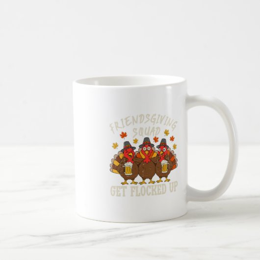 Mug Équipe Friendsgiving Dinde Thanksgiving Amis Dr (Droite)