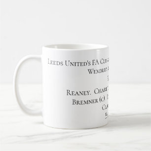 Mug Équipe gagnante de la Fa cup de Leeds United, 1972
