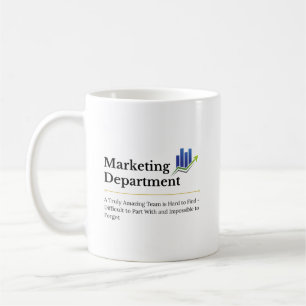 Mug Équipe incroyable du département de marketing pers