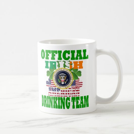 Mug Équipe irlandaise d'alcool (Droite)