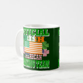 Mug Équipe irlandaise officielle de boisson (Devant gauche)
