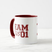 Mug Équipe Jésus (Devant gauche)